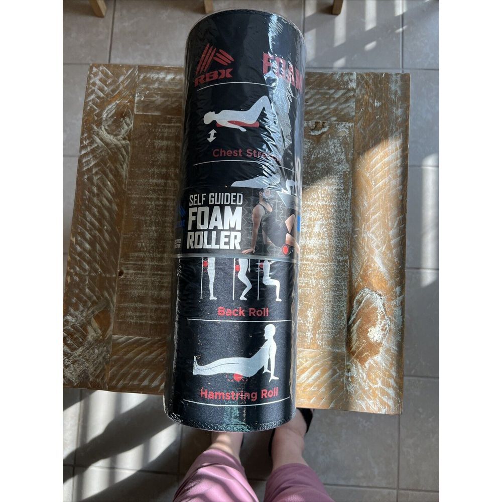 RBX 18" Deep Tissue Foam Roller. Stretch,‎ Loosen, Recover, Restore. NIP
